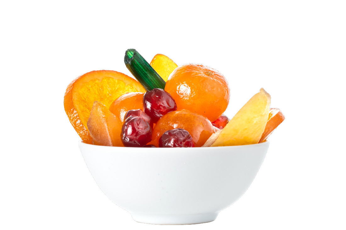 Fruits confits : l'osmose du sucre et du fruit frais