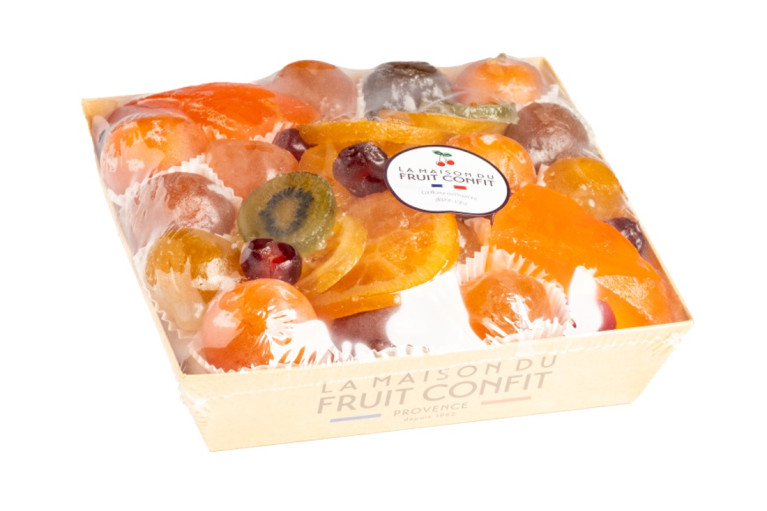 Assortiment de Fruits Confits en Cubes - Tous Les Fruits Secs